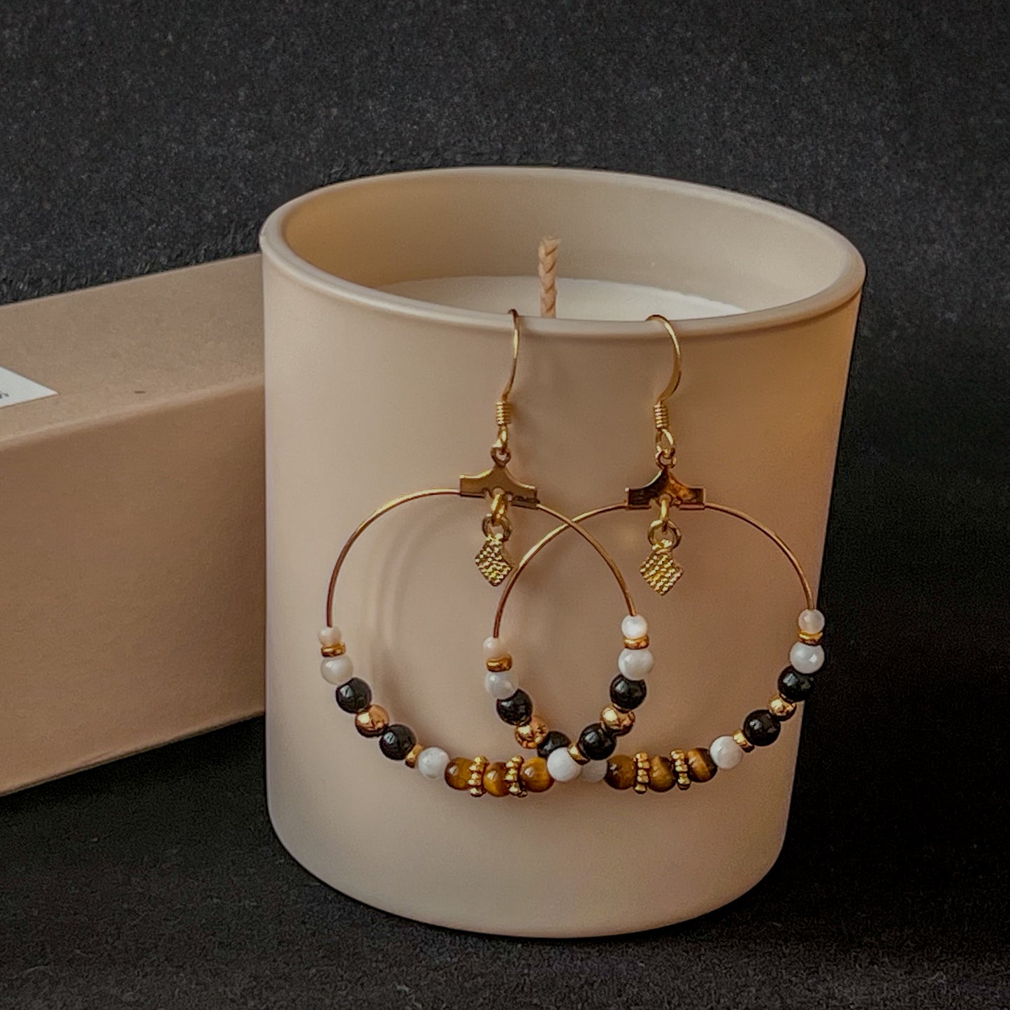 Tiger Eye Earring
