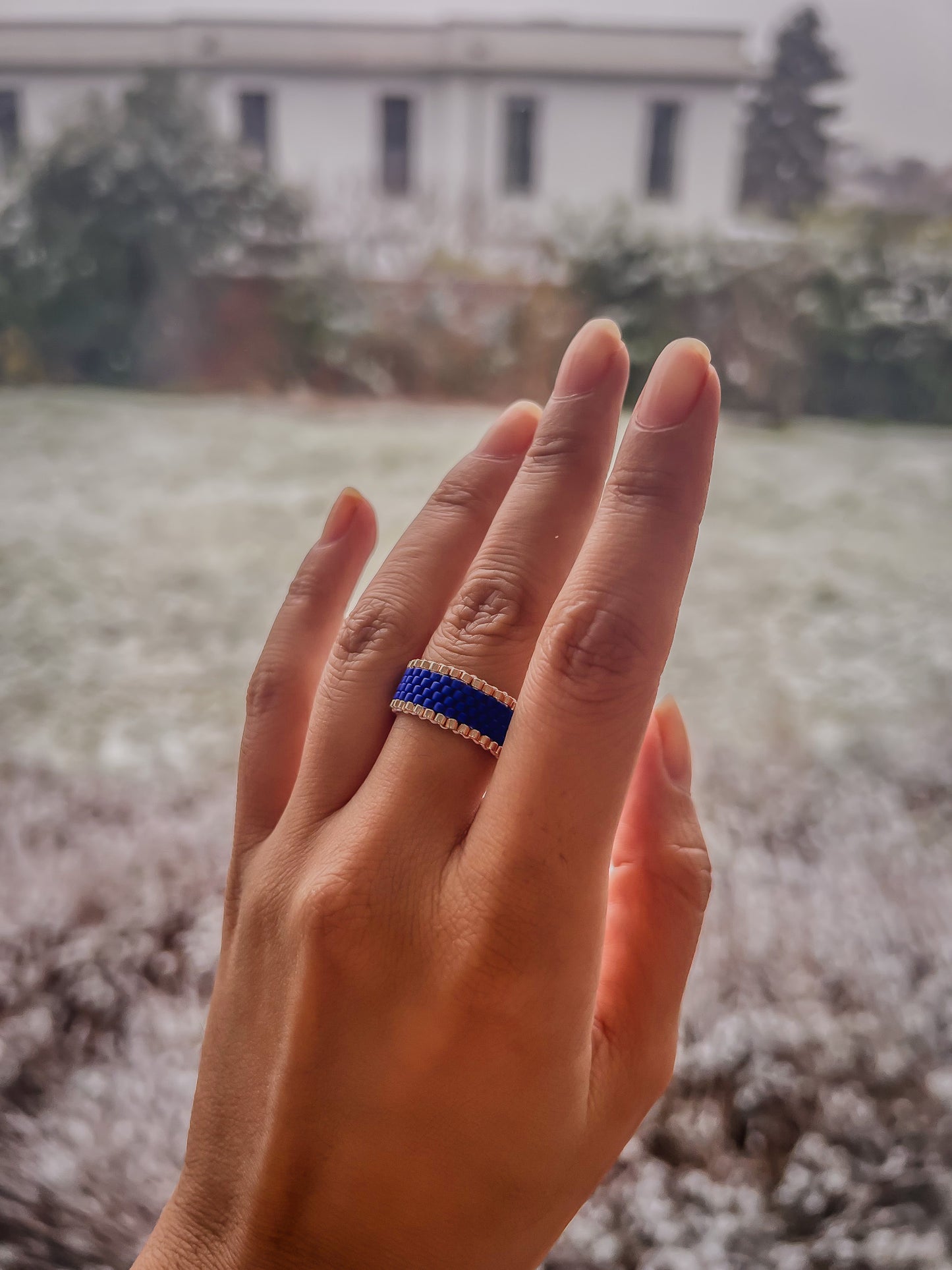 Opameh Beaded Ring