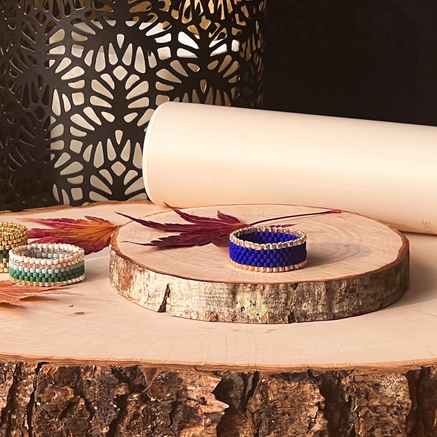 Opameh Beaded Ring